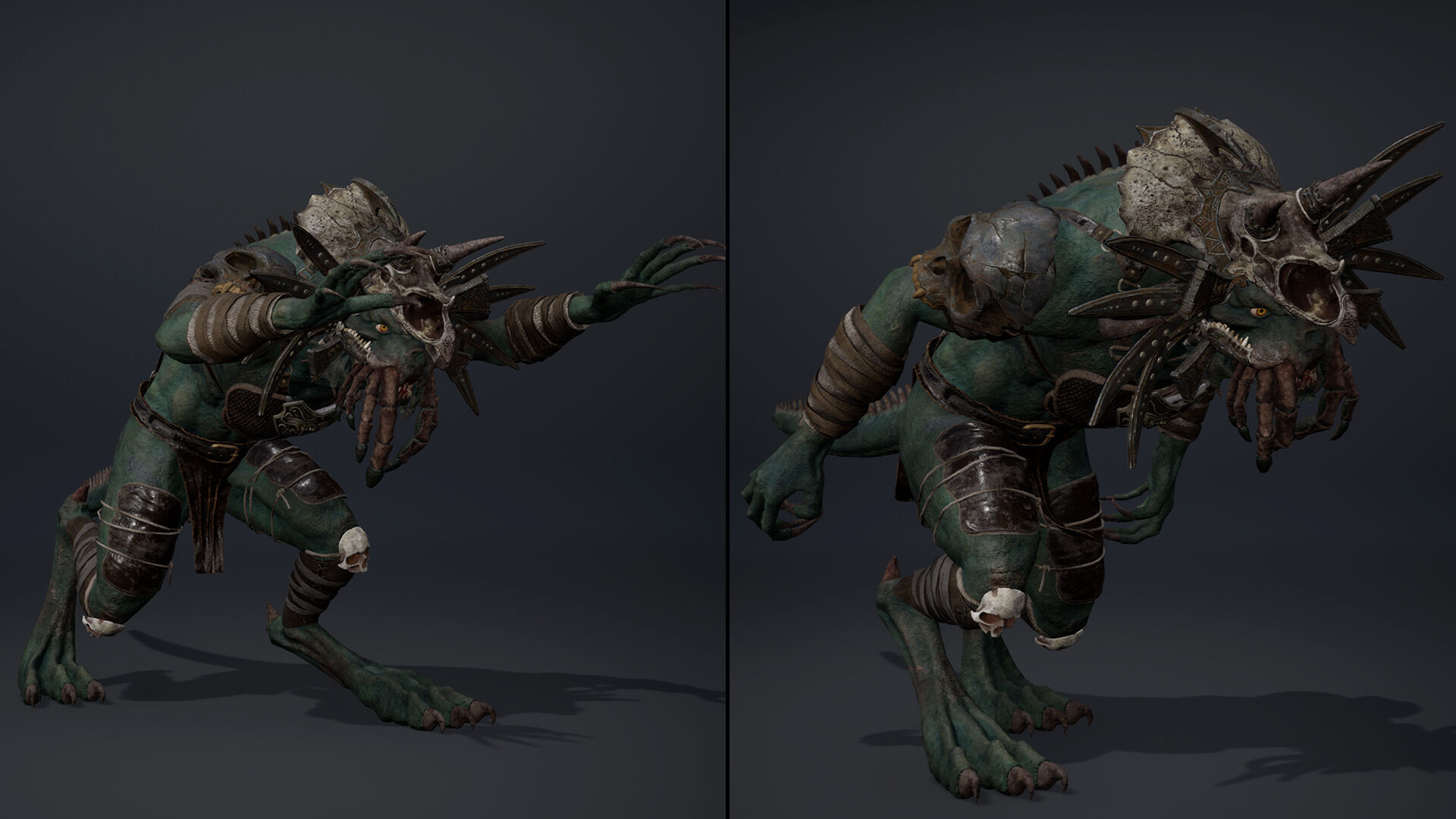 Obsidianwing Mage Arm1 Brutal Low-poly 3D model_23