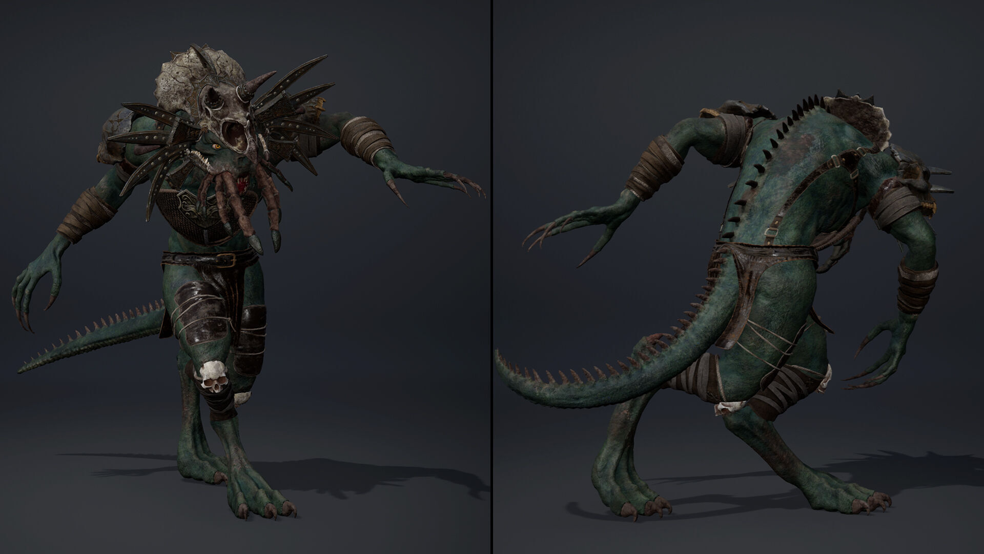 Obsidianwing Mage Arm1 Brutal Low-poly 3D model_17