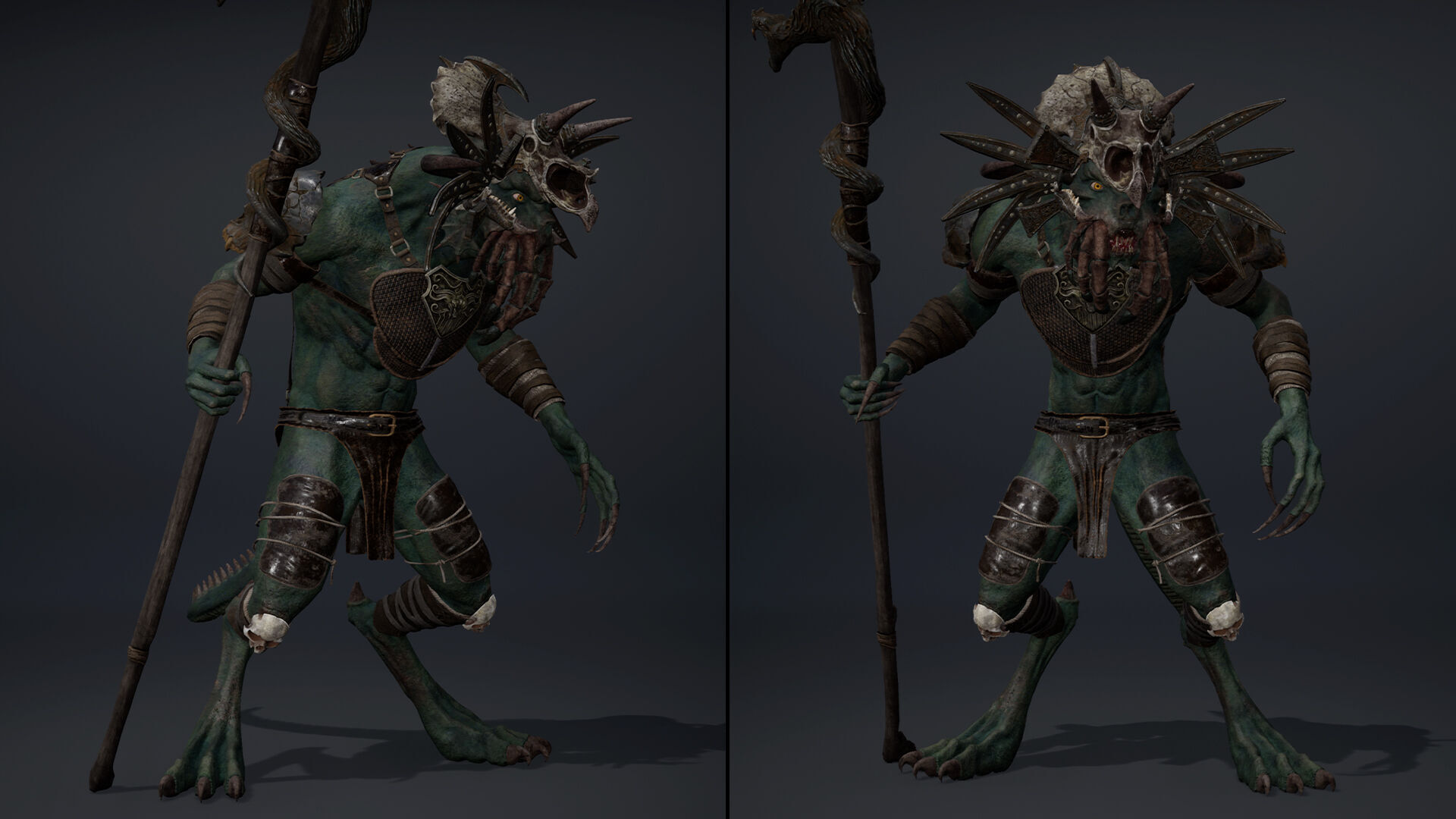 Obsidianwing Mage Arm1 Brutal Low-poly 3D model_19