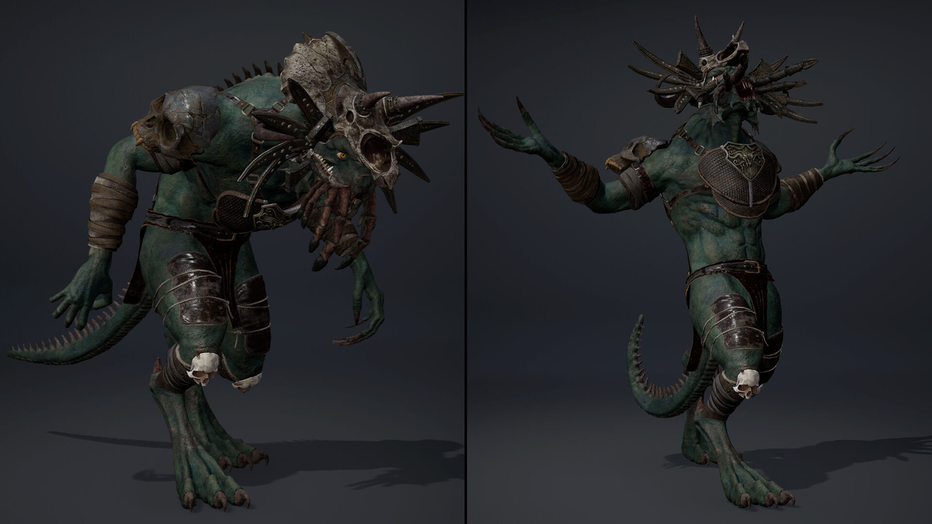 Obsidianwing Mage Arm1 Brutal Low-poly 3D model_20