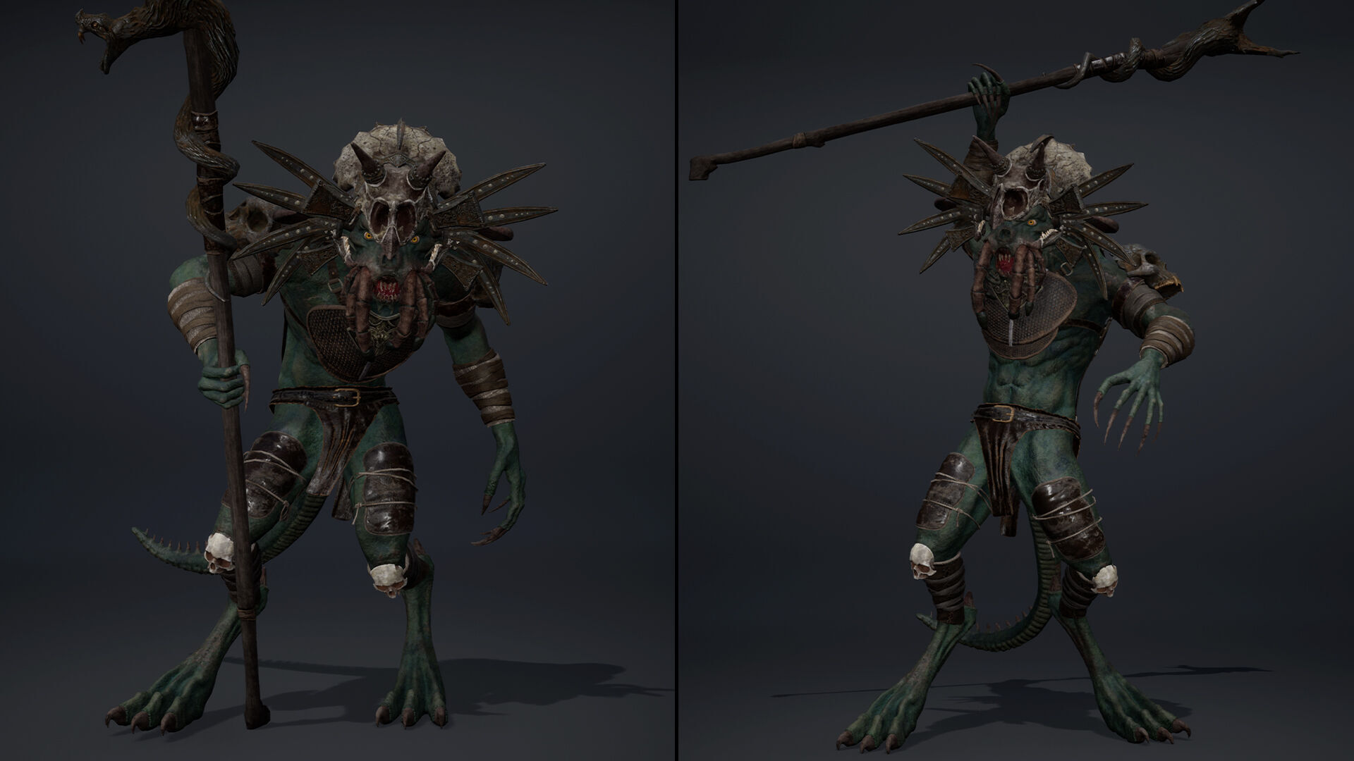 Obsidianwing Mage Arm1 Brutal Low-poly 3D model_21