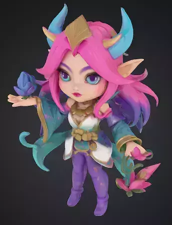 Zyra - league of legend 3D print model