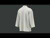 Quarter Sleeve Boxy Shirt 3D model_1