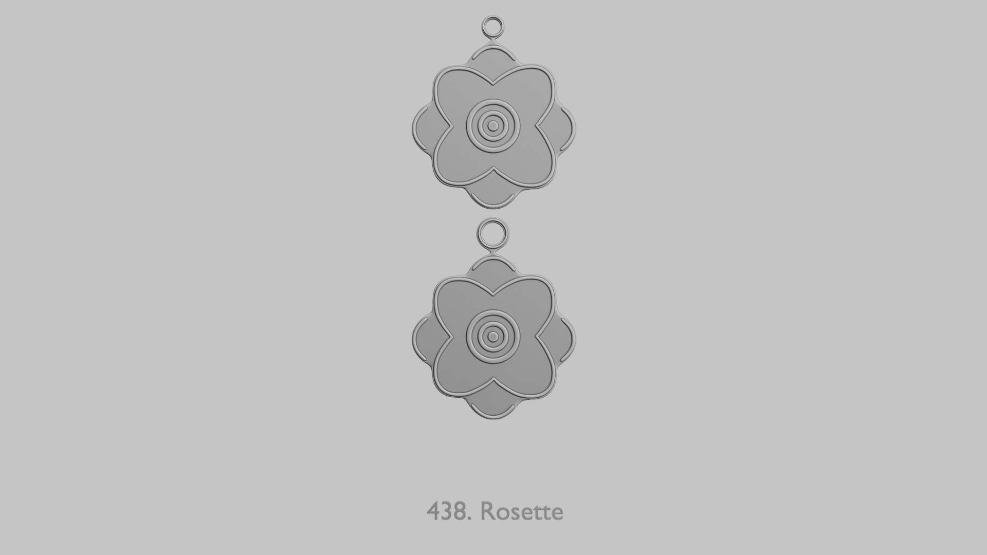 Spring Bloom STL Pendant Collection 3D print model_12