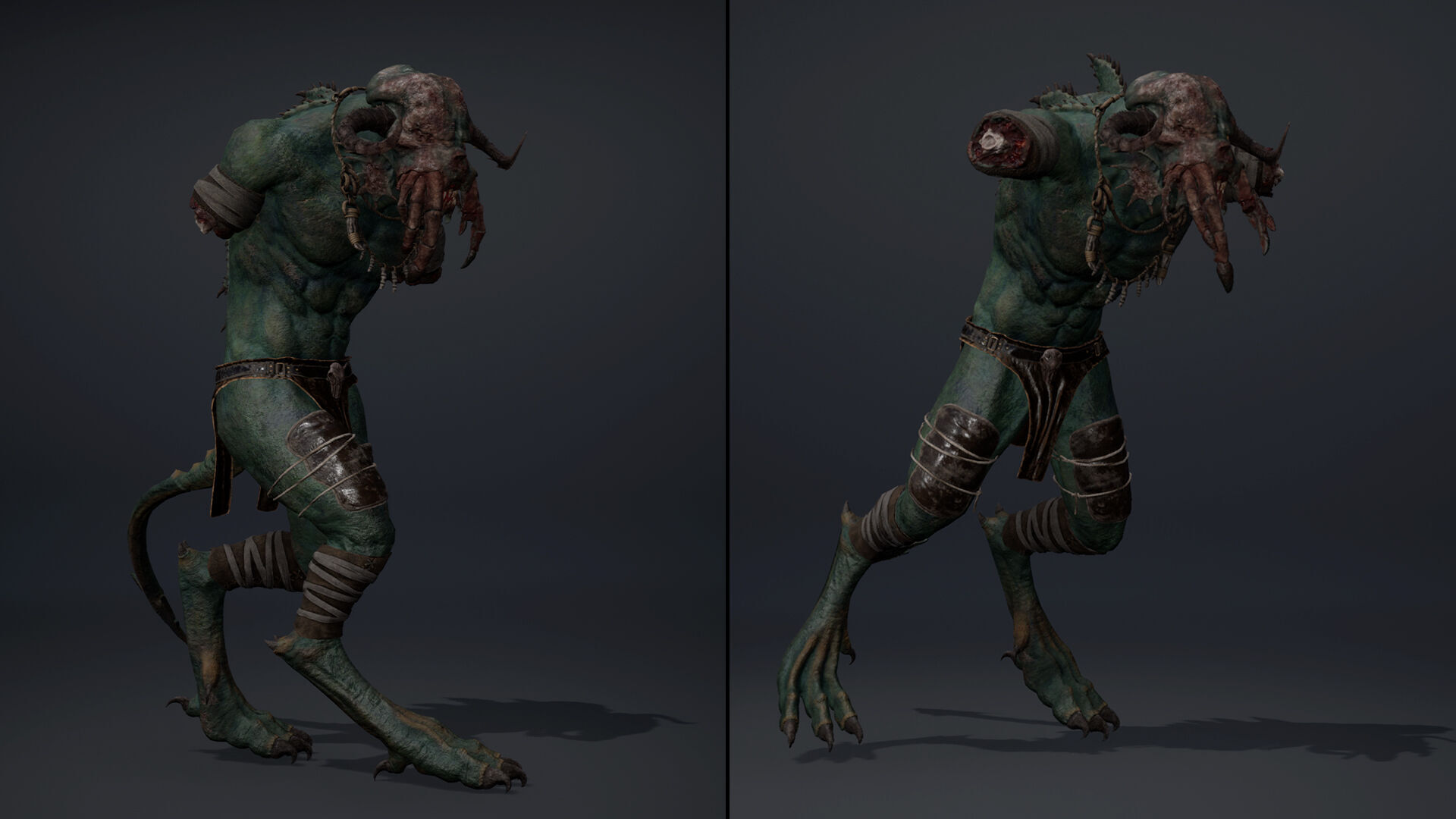 Obsidianmoon NoArms Brutal Low-poly 3D model_11