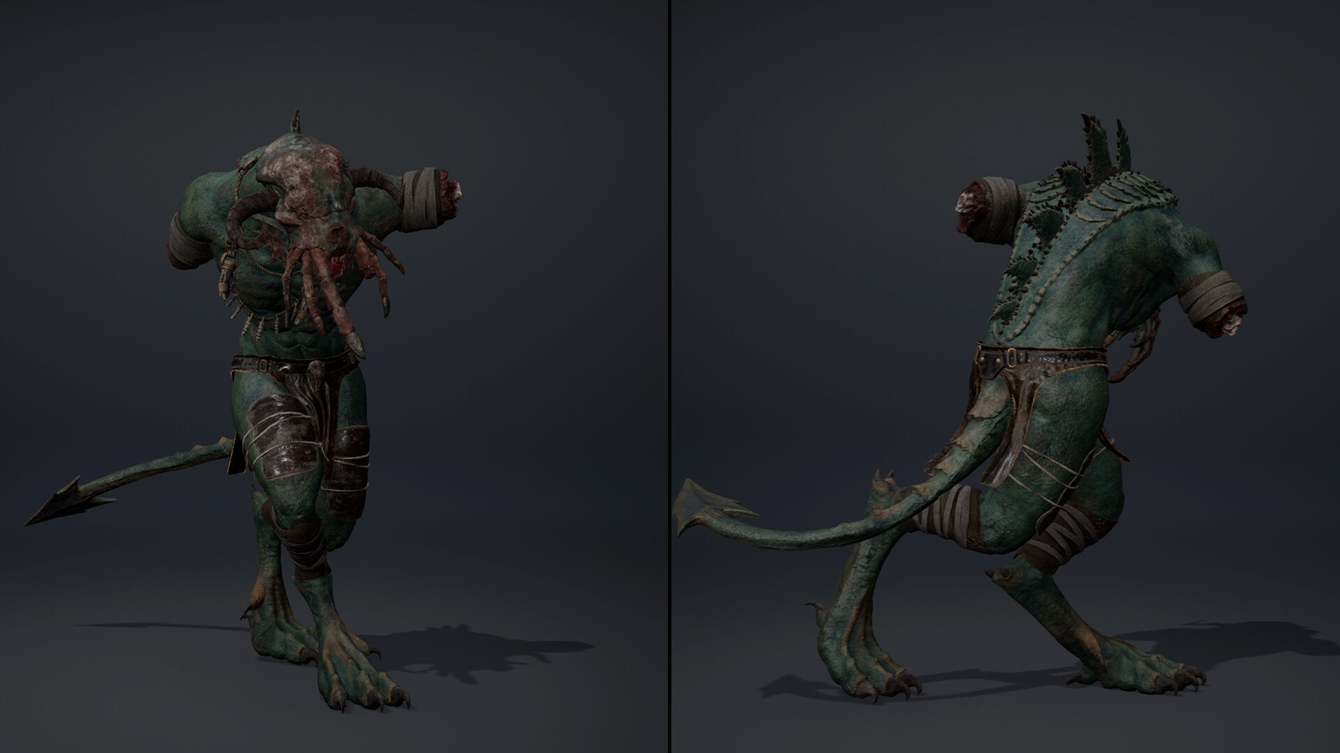 Obsidianmoon NoArms Brutal Low-poly 3D model_13