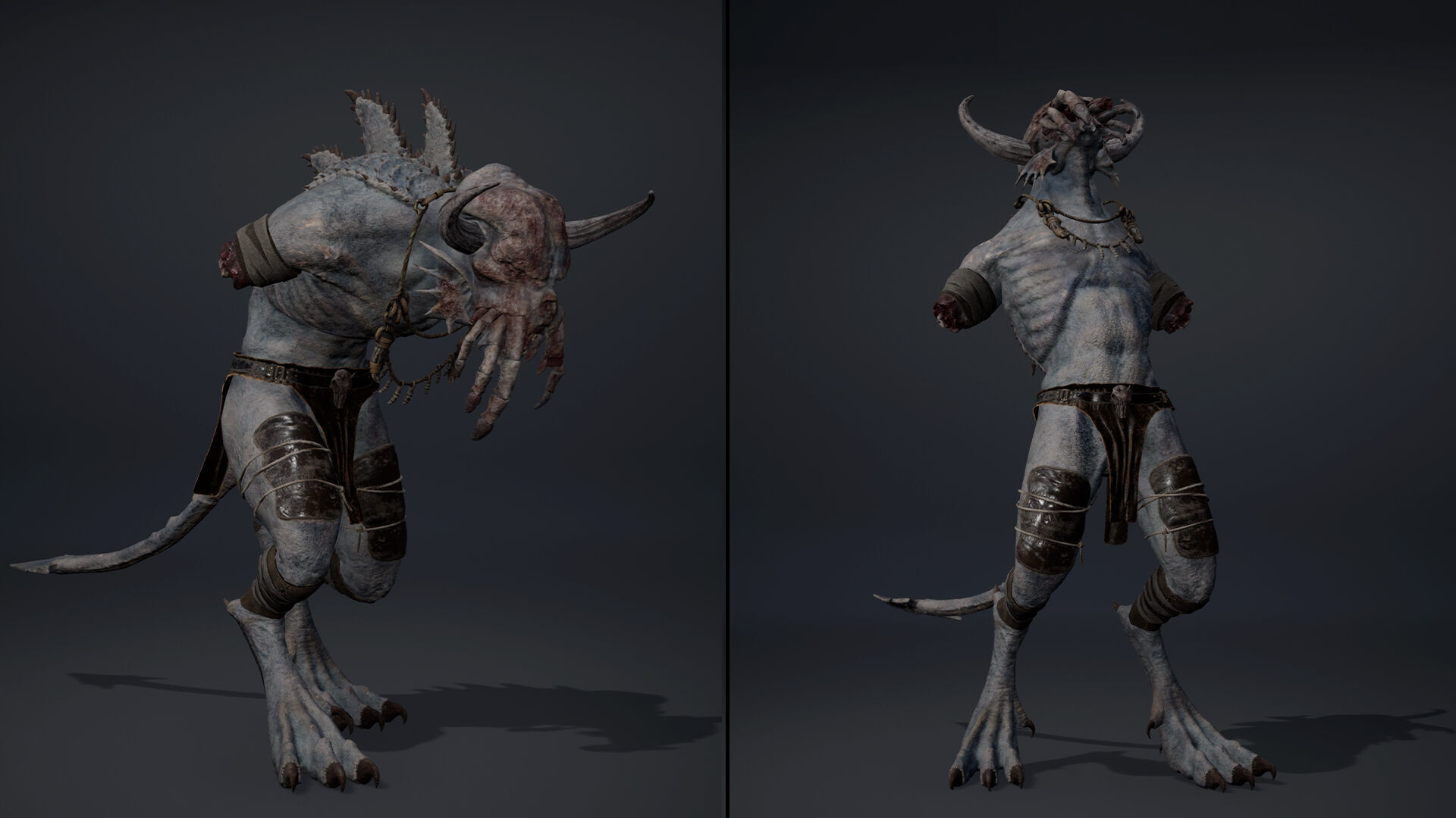 Obsidianmoon NoArms Low-poly 3D model_11