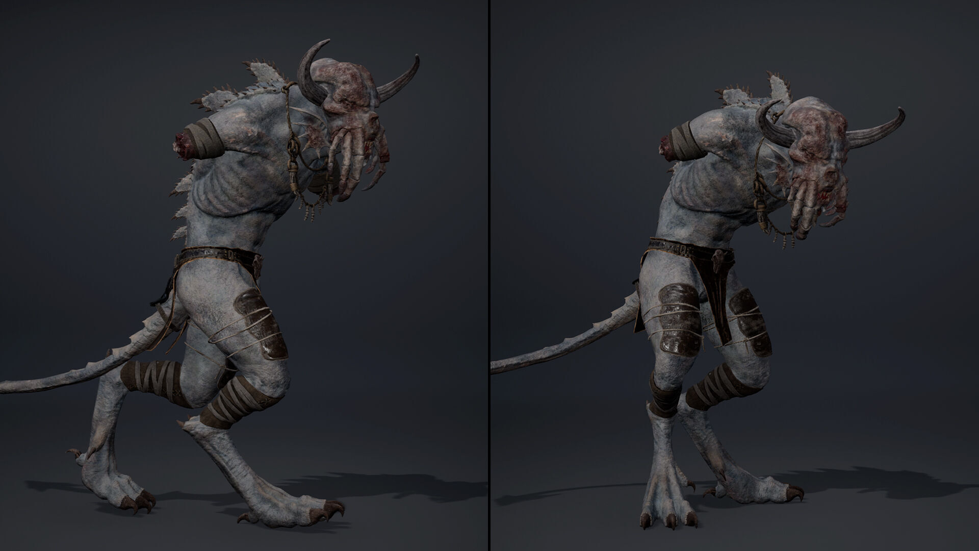 Obsidianmoon NoArms Low-poly 3D model_8