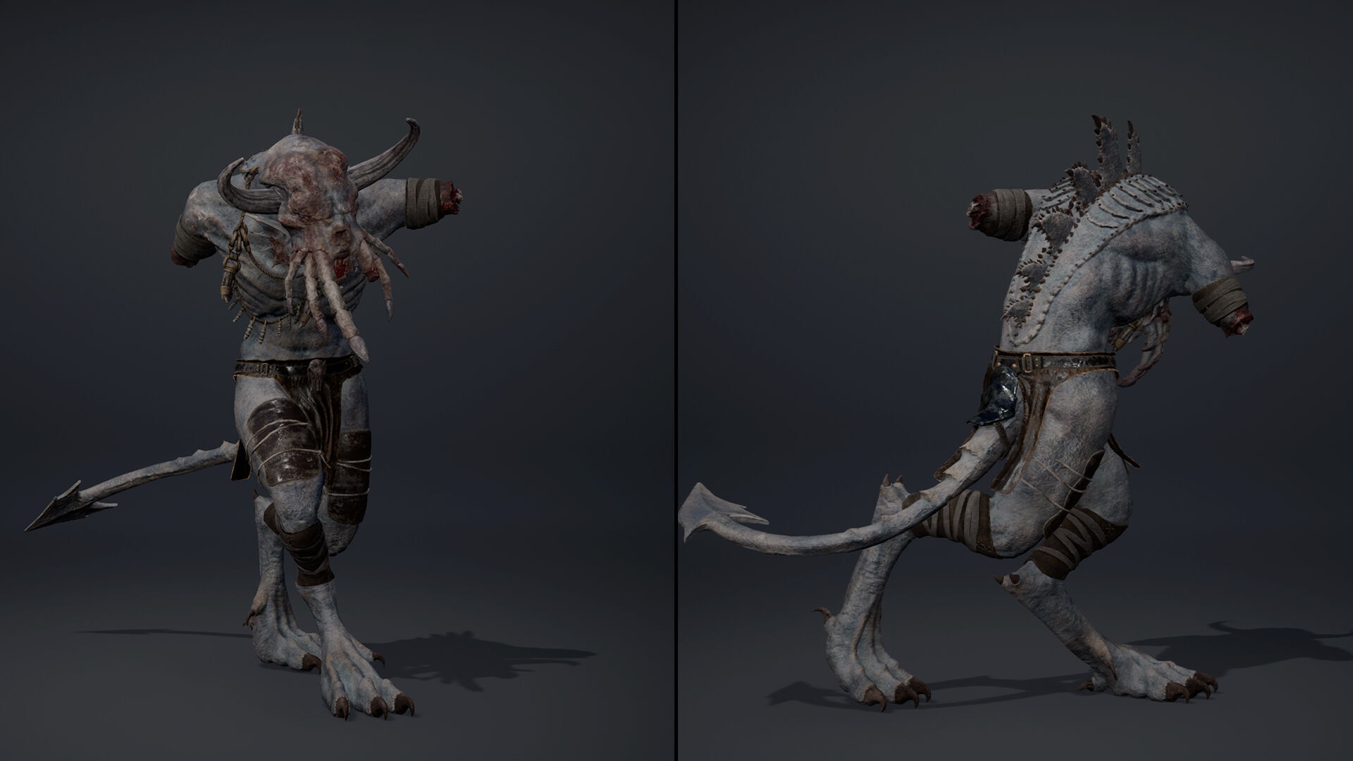 Obsidianmoon NoArms Low-poly 3D model_10