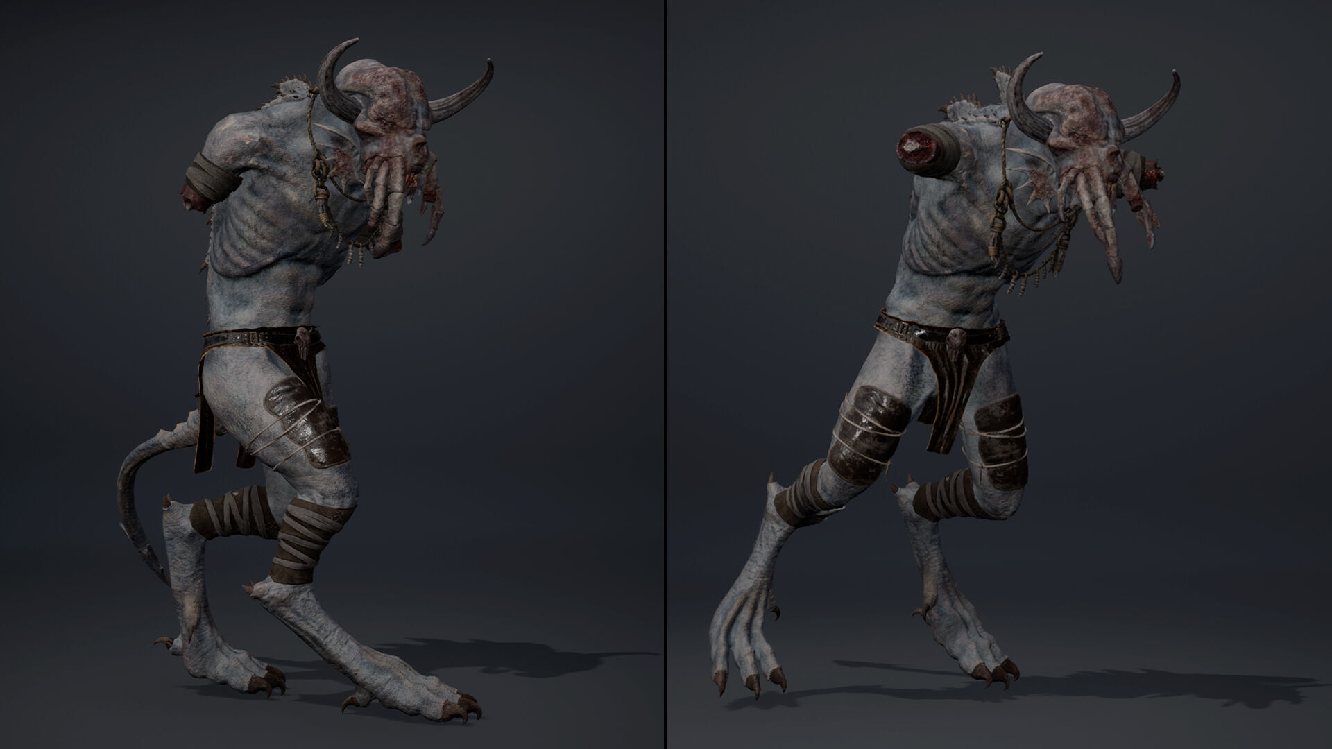 Obsidianmoon NoArms Low-poly 3D model_12