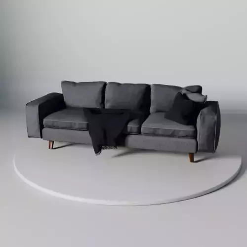 Modern 3-Seater Couch Sofa
