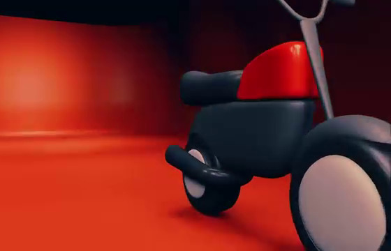 Bike low poly 3d model Low-poly 3D model_7