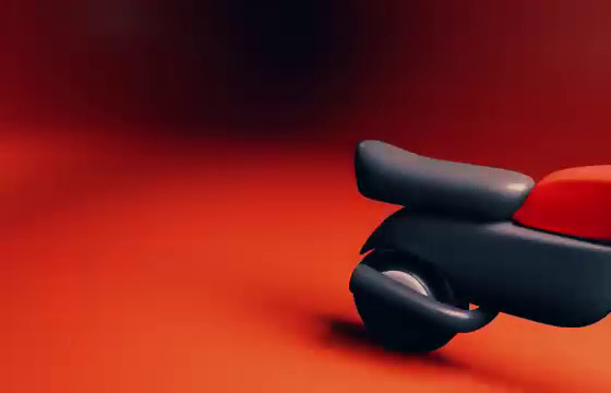 Bike low poly 3d model Low-poly 3D model_3