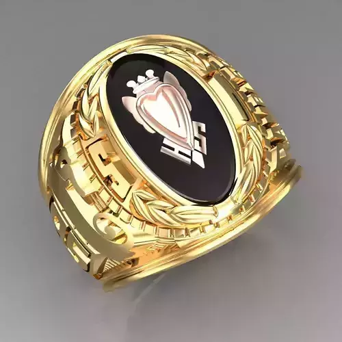 Elite Men Rings Collection 6MR099 3D print model