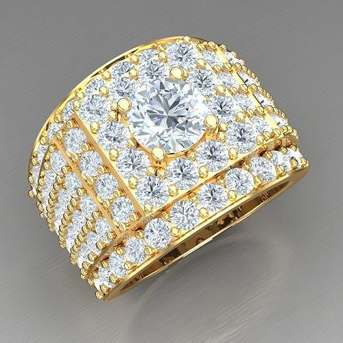 Elite Men Rings Collection 6MR098 3D print model