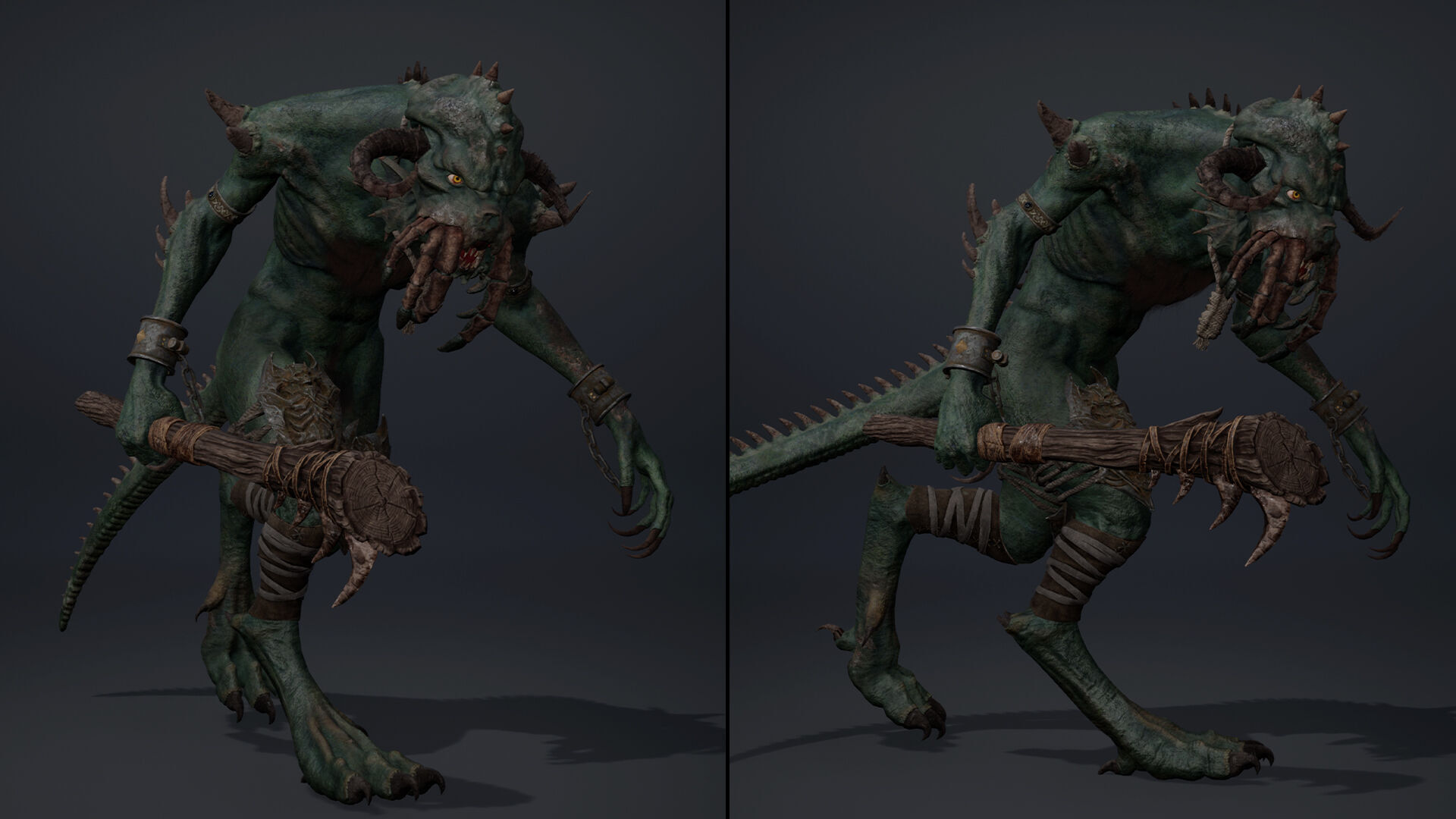 Obsidianmoon Spicky Low-poly 3D model_11