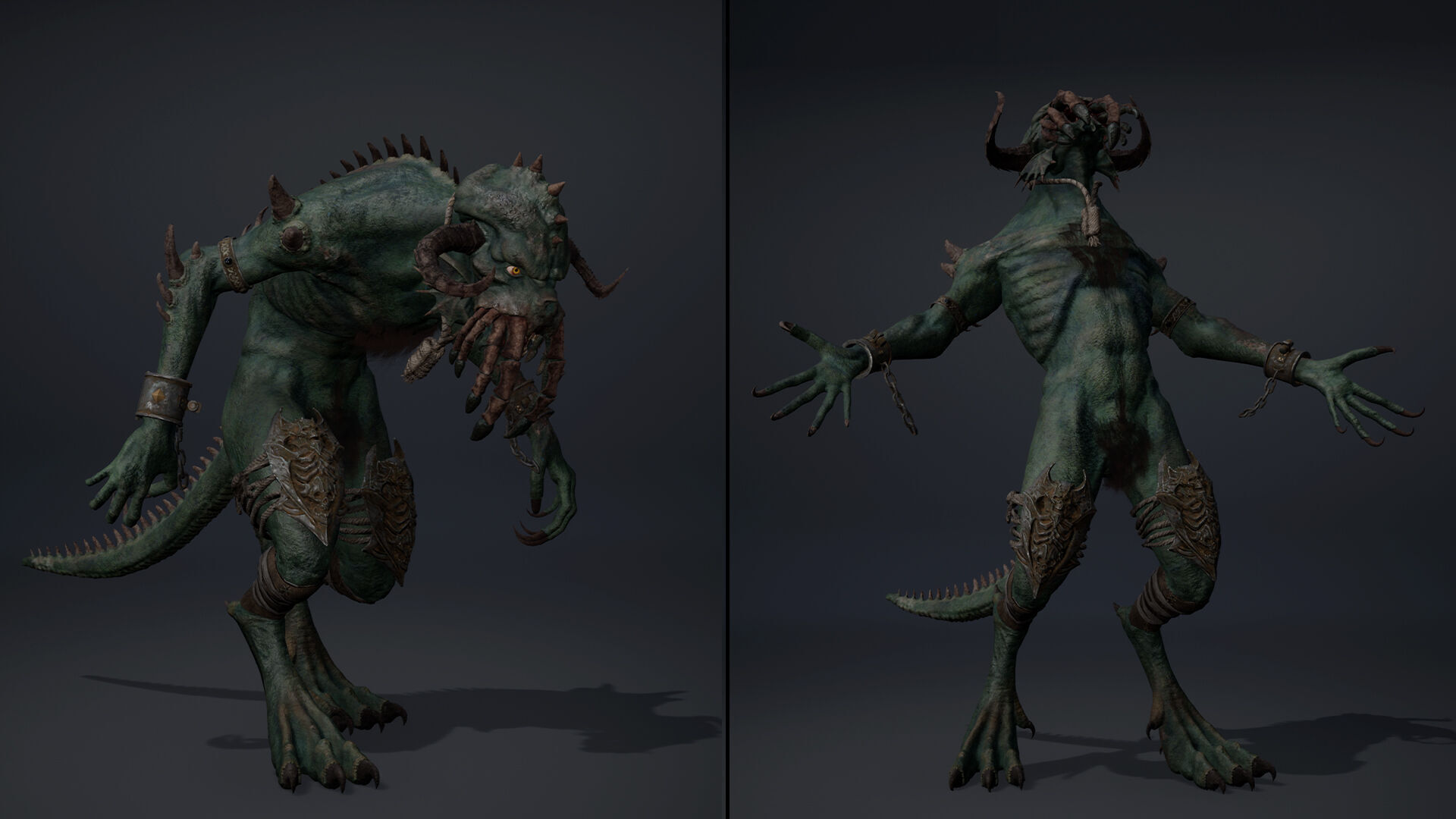 Obsidianmoon Spicky Low-poly 3D model_9