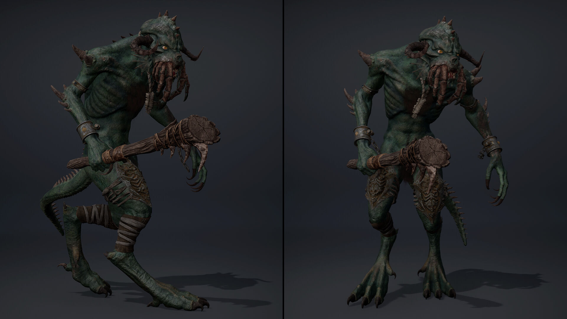 Obsidianmoon Spicky Low-poly 3D model_13