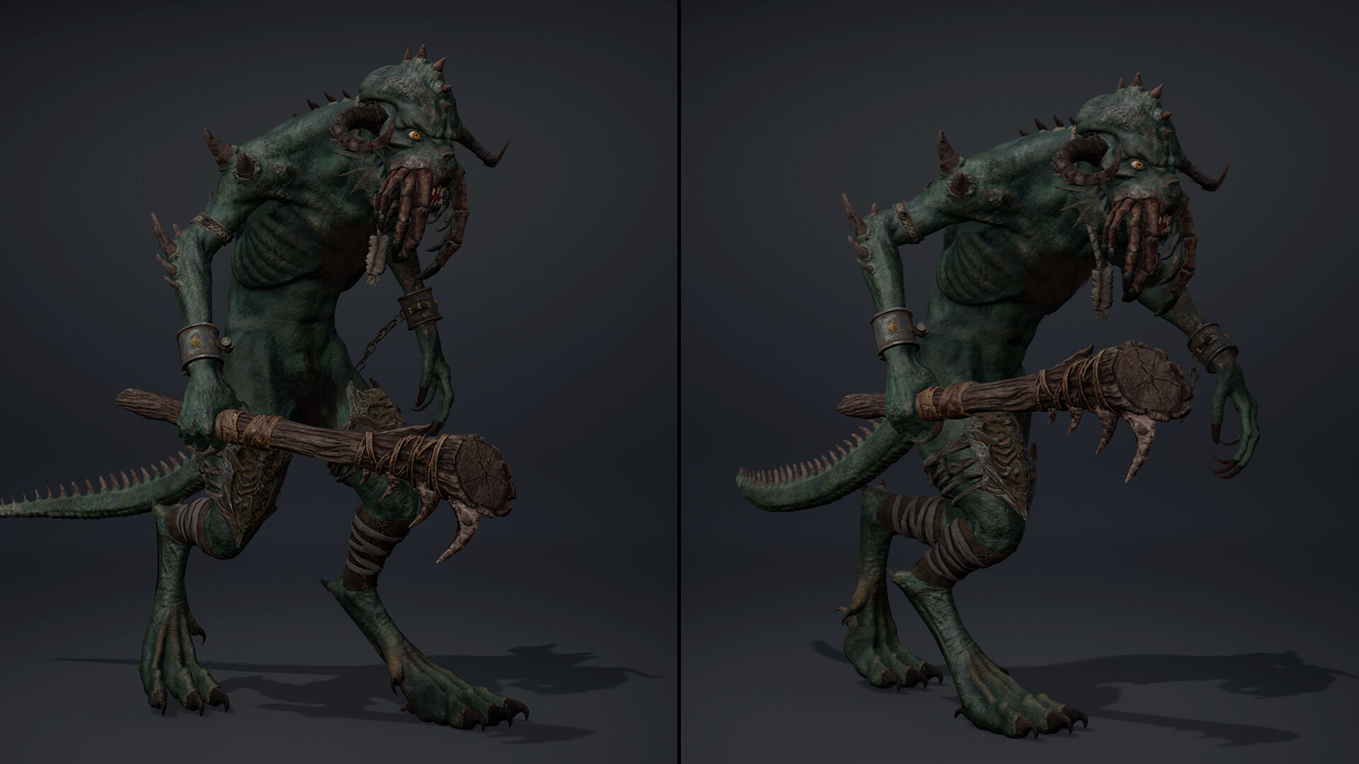 Obsidianmoon Spicky Low-poly 3D model_12