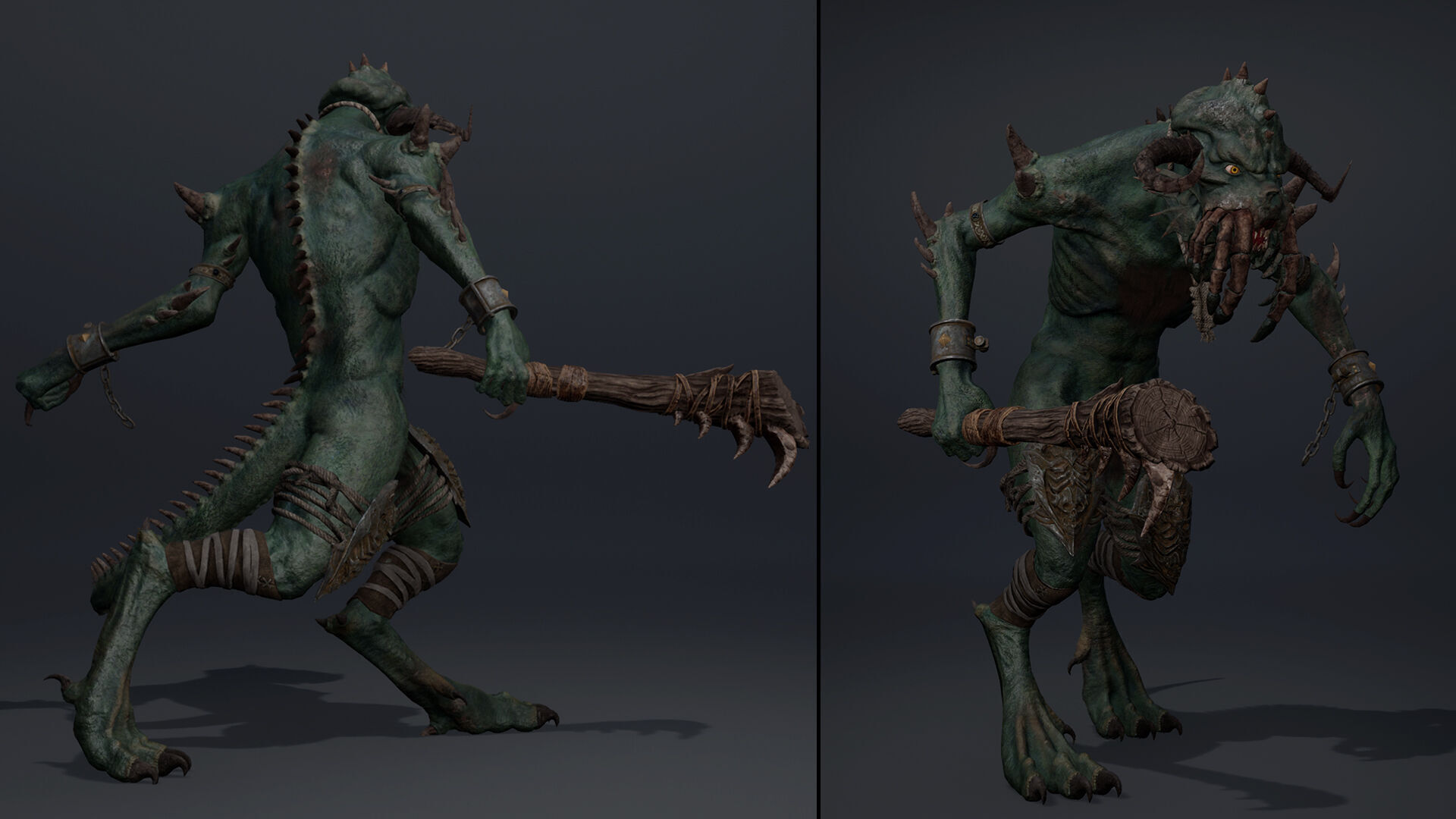 Obsidianmoon Spicky Low-poly 3D model_20