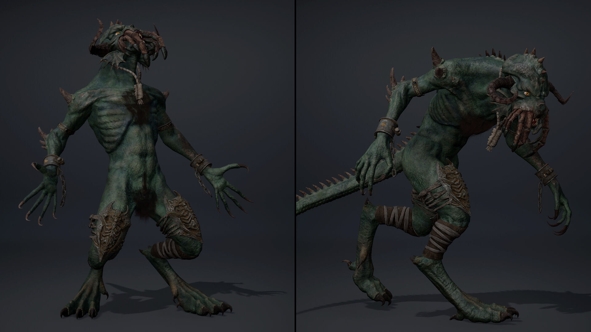 Obsidianmoon Spicky Low-poly 3D model_24