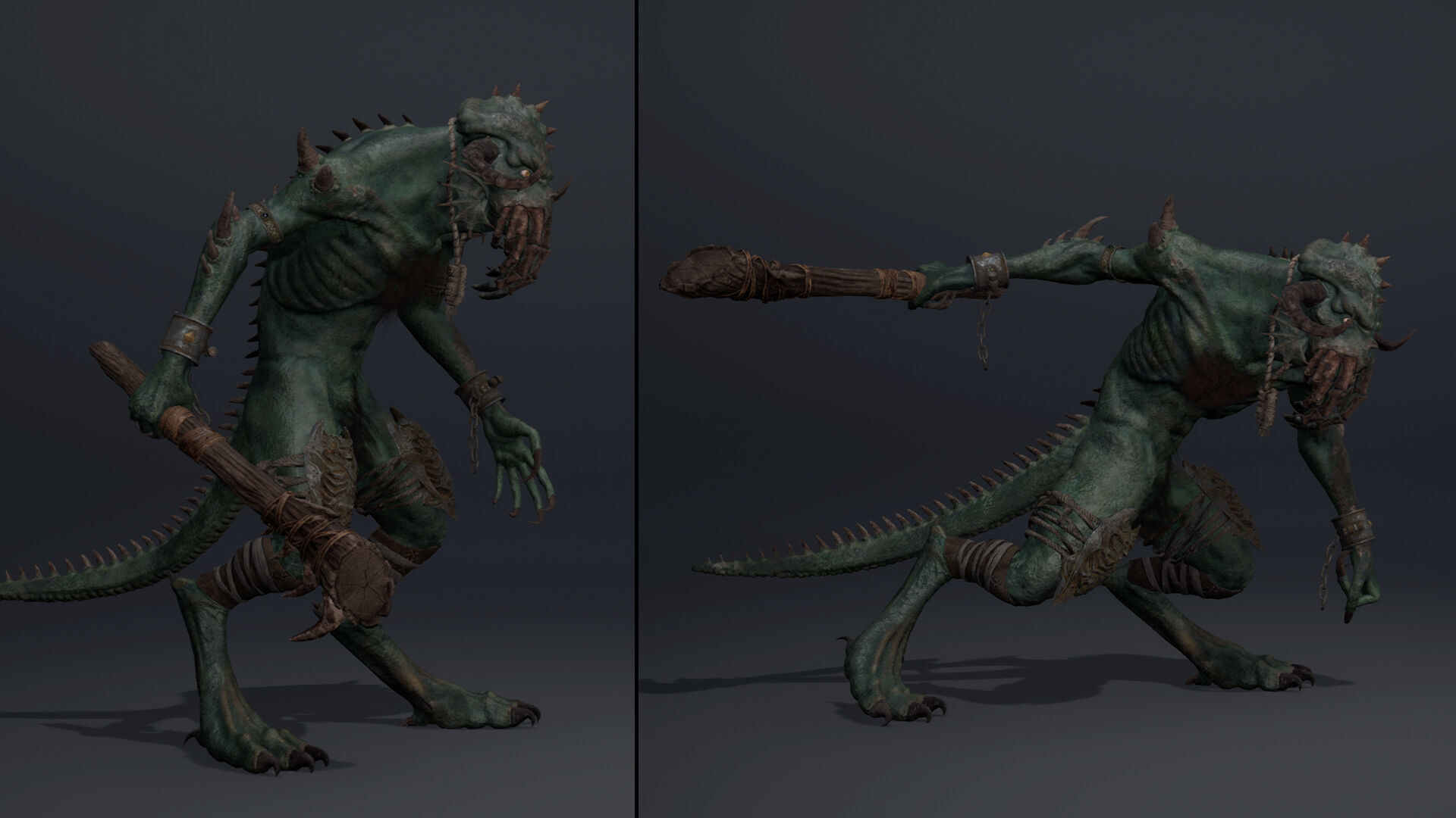 Obsidianmoon Spicky Low-poly 3D model_8