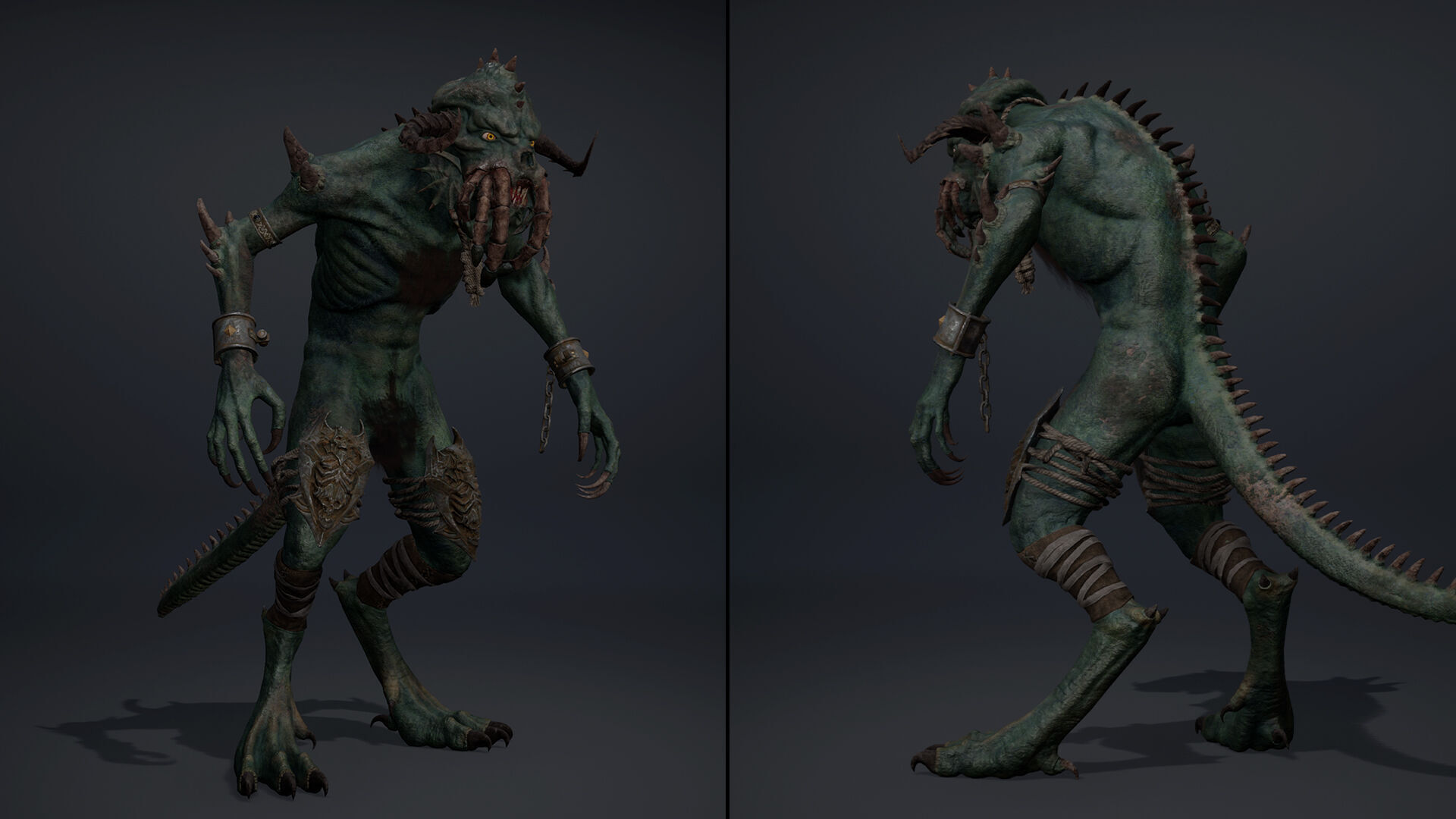 Obsidianmoon Spicky Low-poly 3D model_23