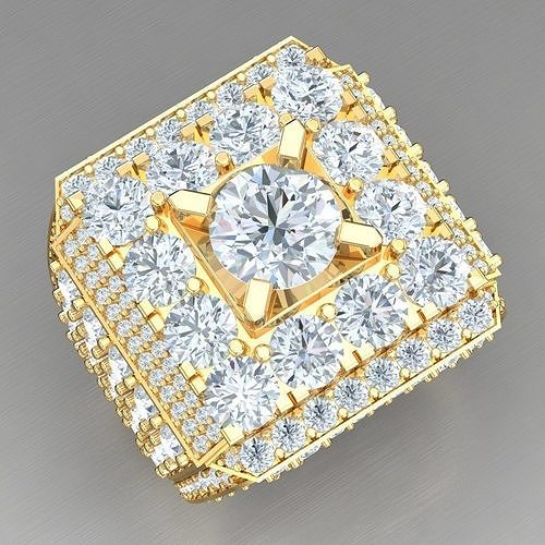 Elite Men Rings Collection 6MR096 3D print model