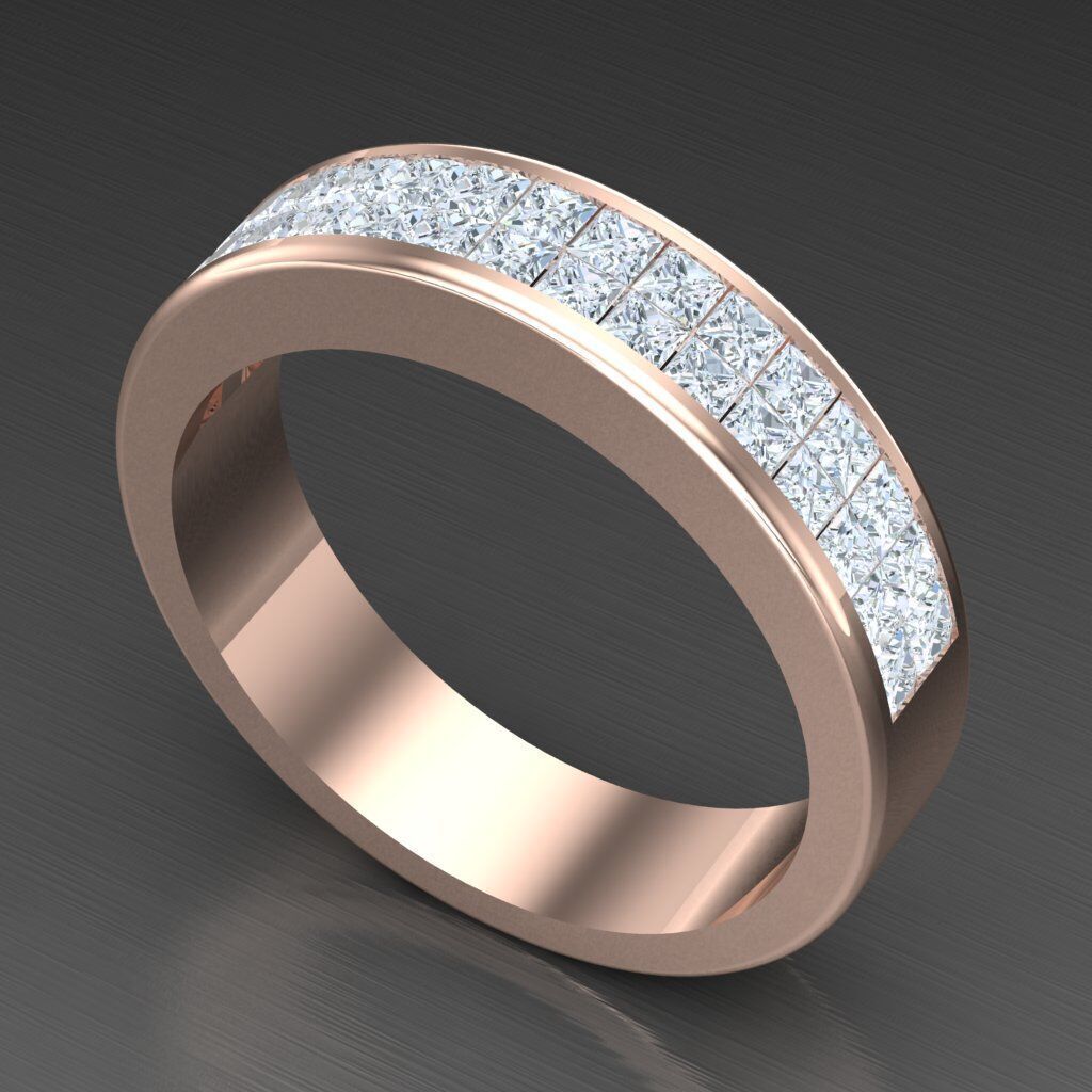 Elite Men Rings Collection 6MR088 3D print model_5