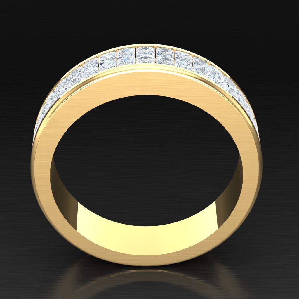 Elite Men Rings Collection 6MR088 3D print model_4