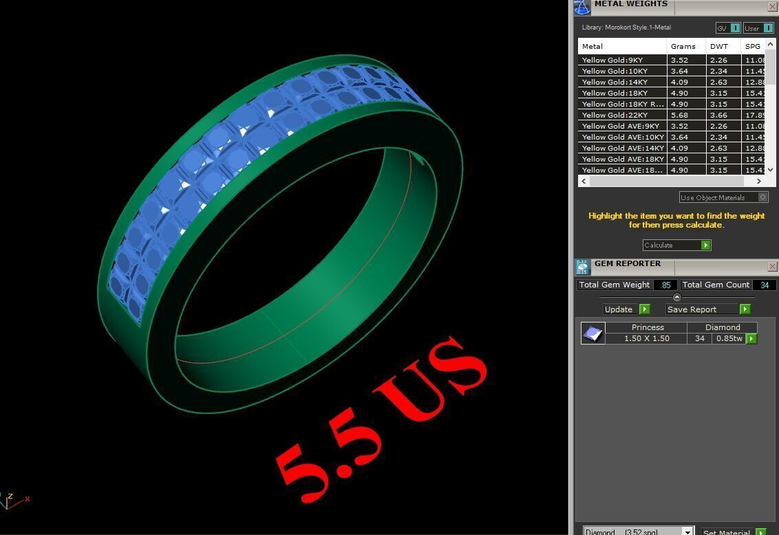 Elite Men Rings Collection 6MR088 3D print model_1