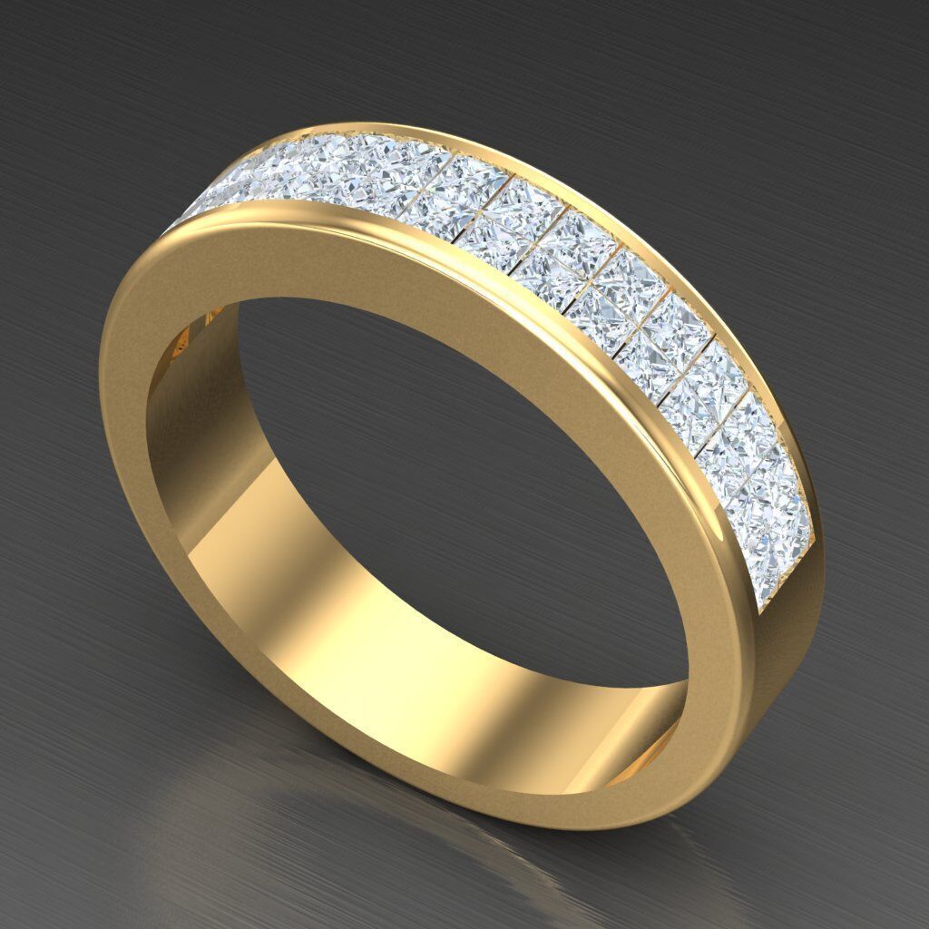 Elite Men Rings Collection 6MR088 3D print model_8