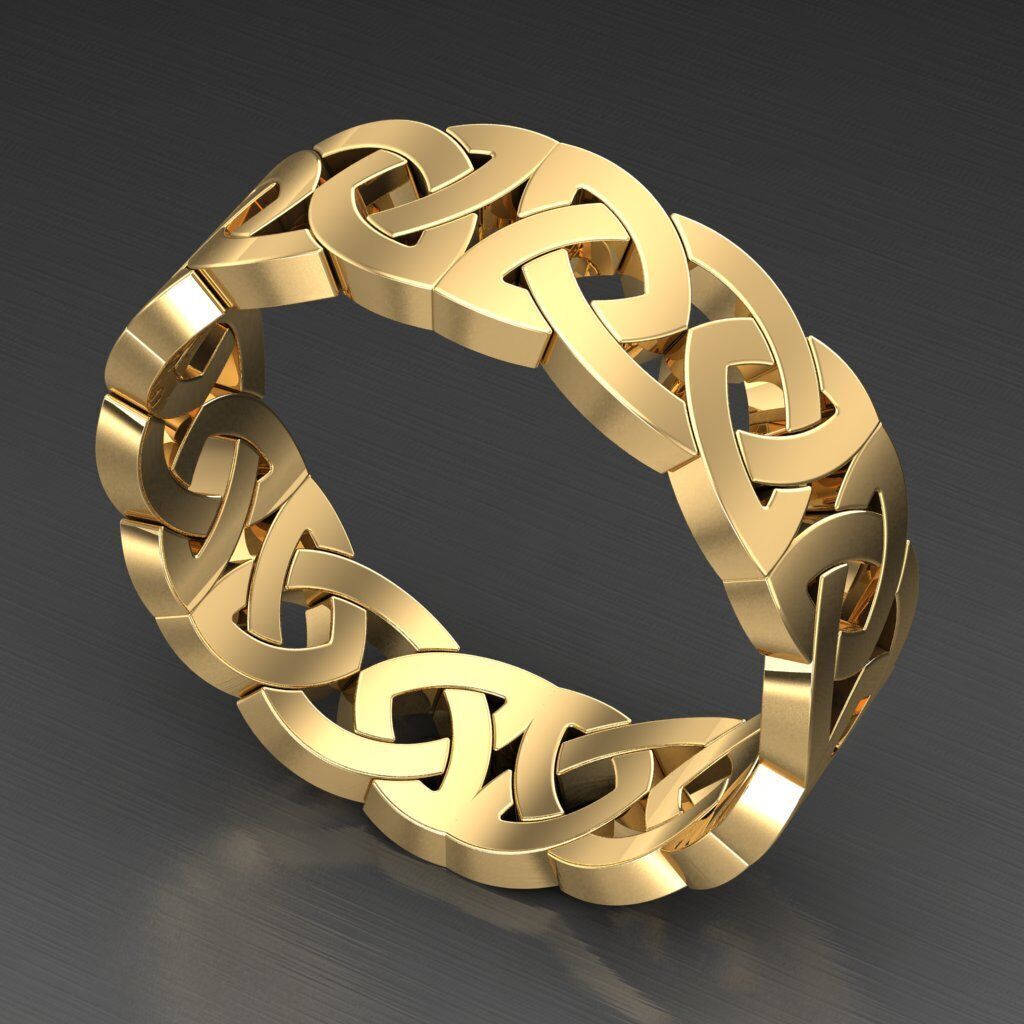 Elite Men Rings Collection 6MR085 3D print model_7