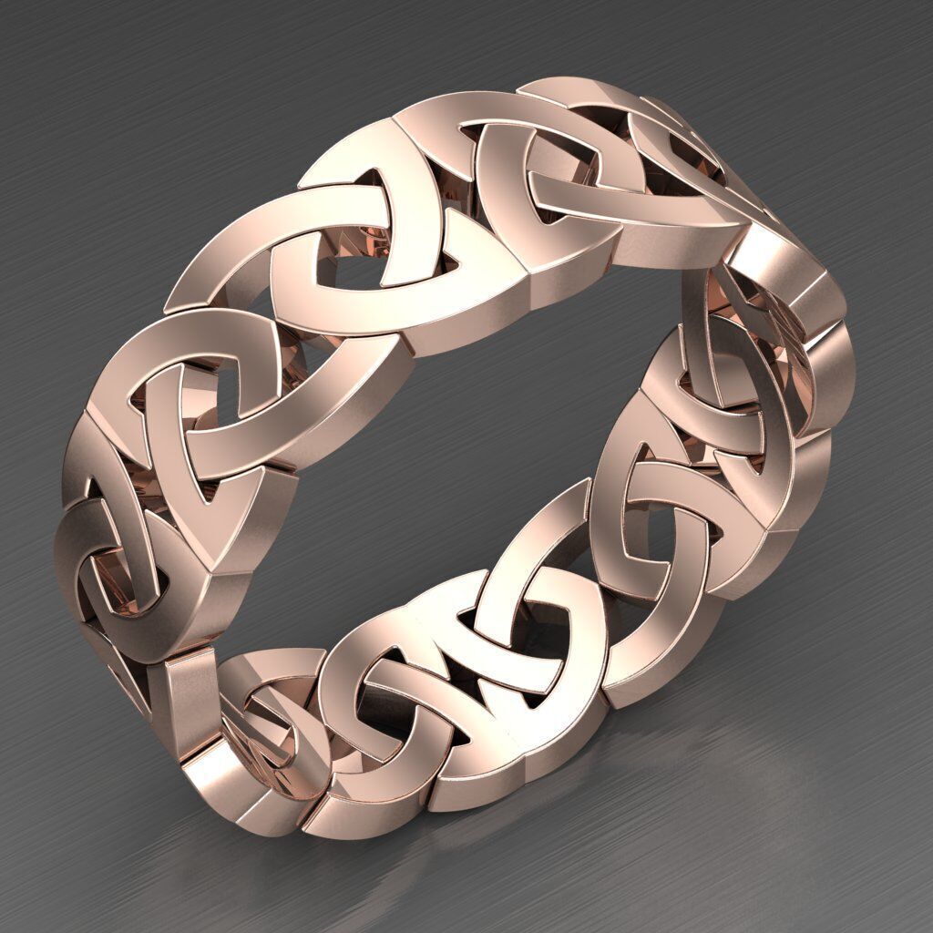 Elite Men Rings Collection 6MR085 3D print model_6