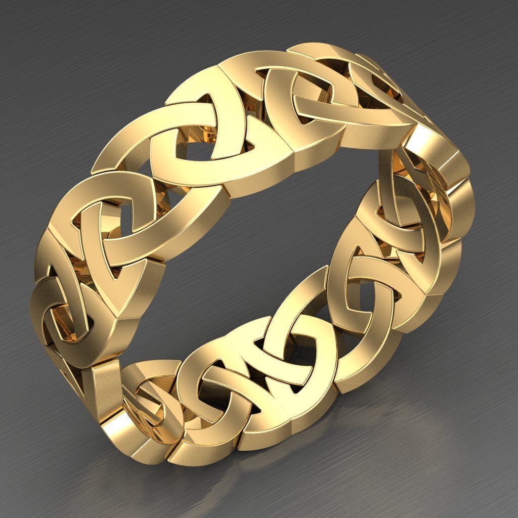 Elite Men Rings Collection 6MR085 3D print model_2