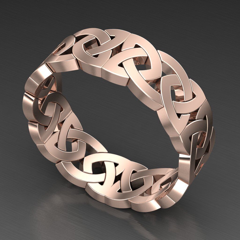 Elite Men Rings Collection 6MR085 3D print model_5