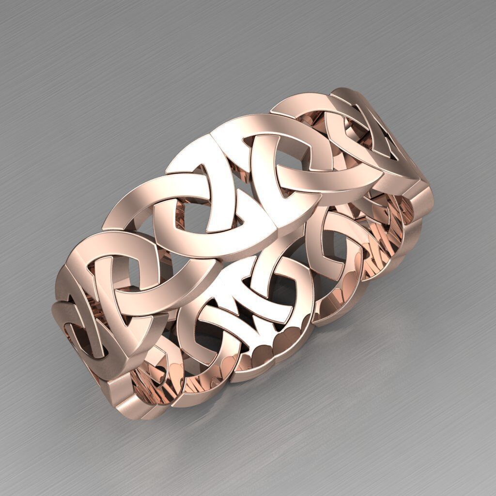 Elite Men Rings Collection 6MR085 3D print model_10