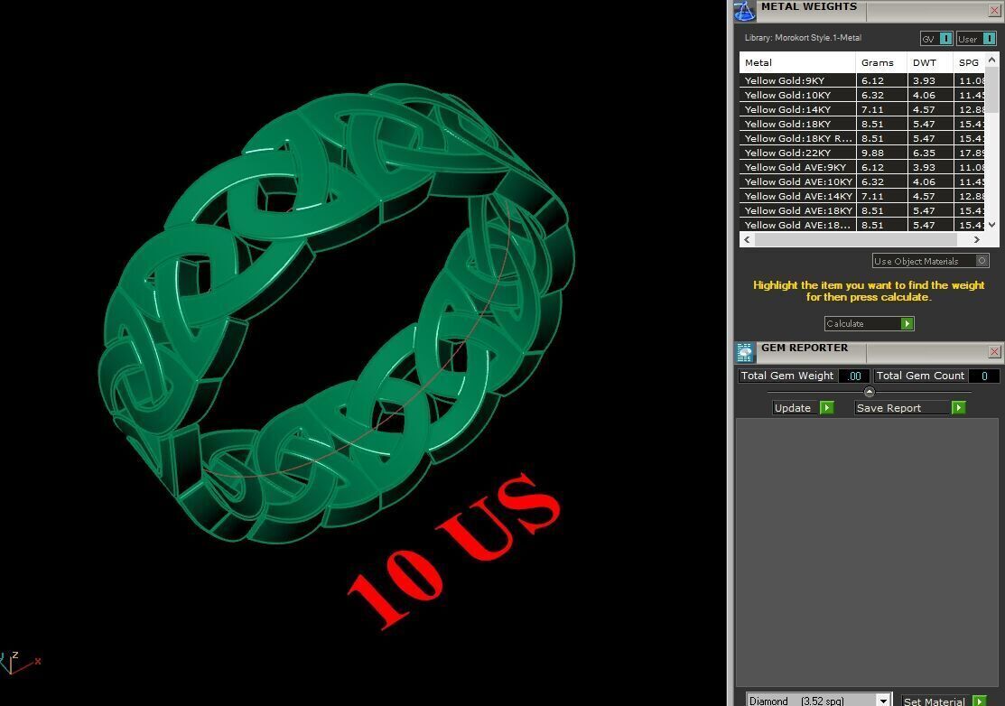 Elite Men Rings Collection 6MR085 3D print model_1