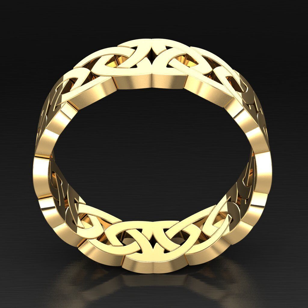 Elite Men Rings Collection 6MR085 3D print model_4