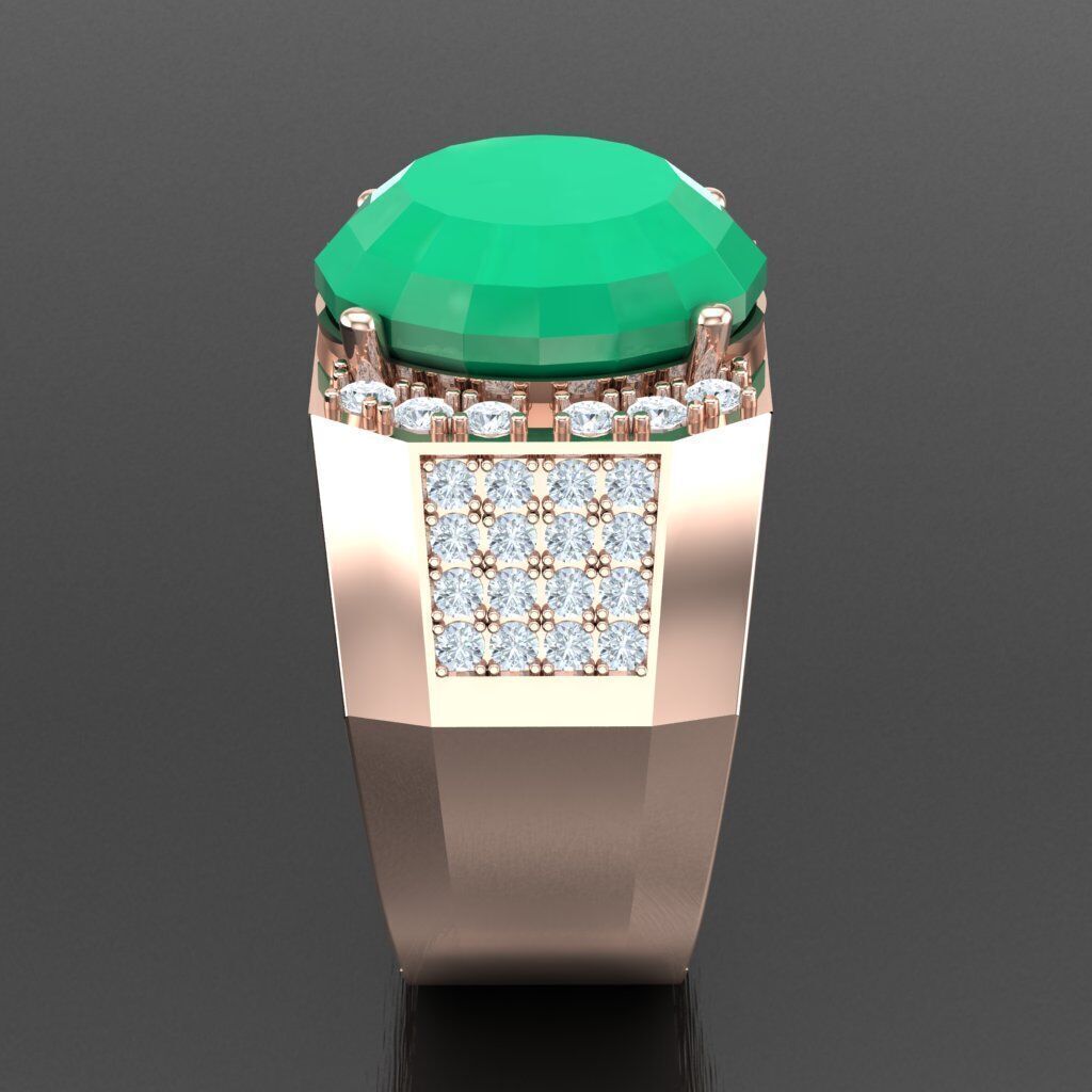 Elite Men Rings Collection 6MR079 3D print model_12