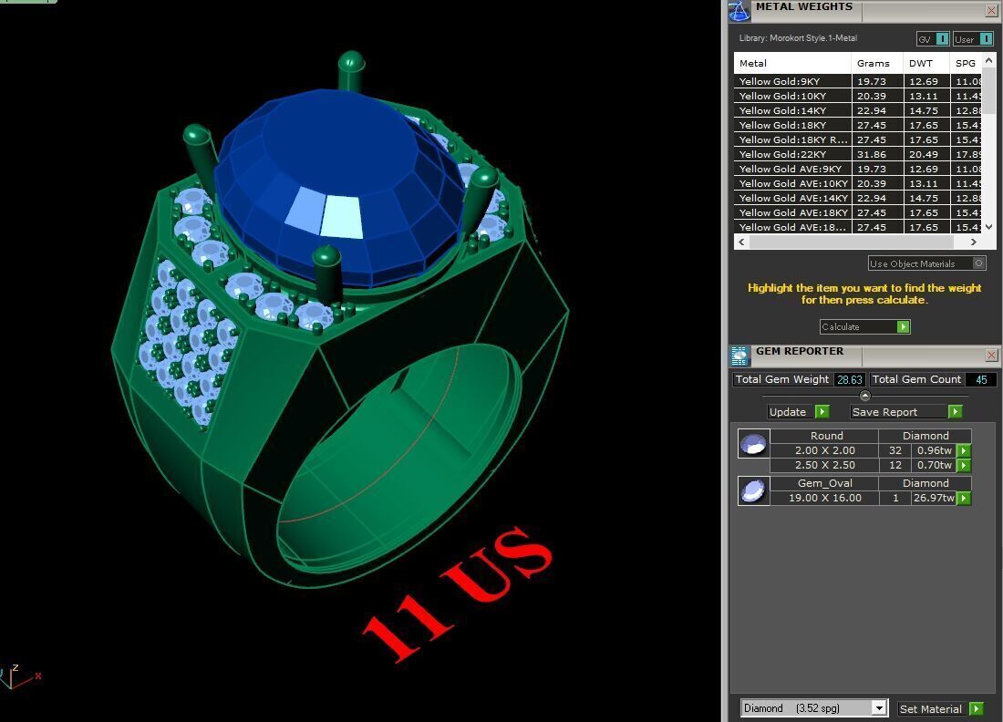 Elite Men Rings Collection 6MR079 3D print model_1