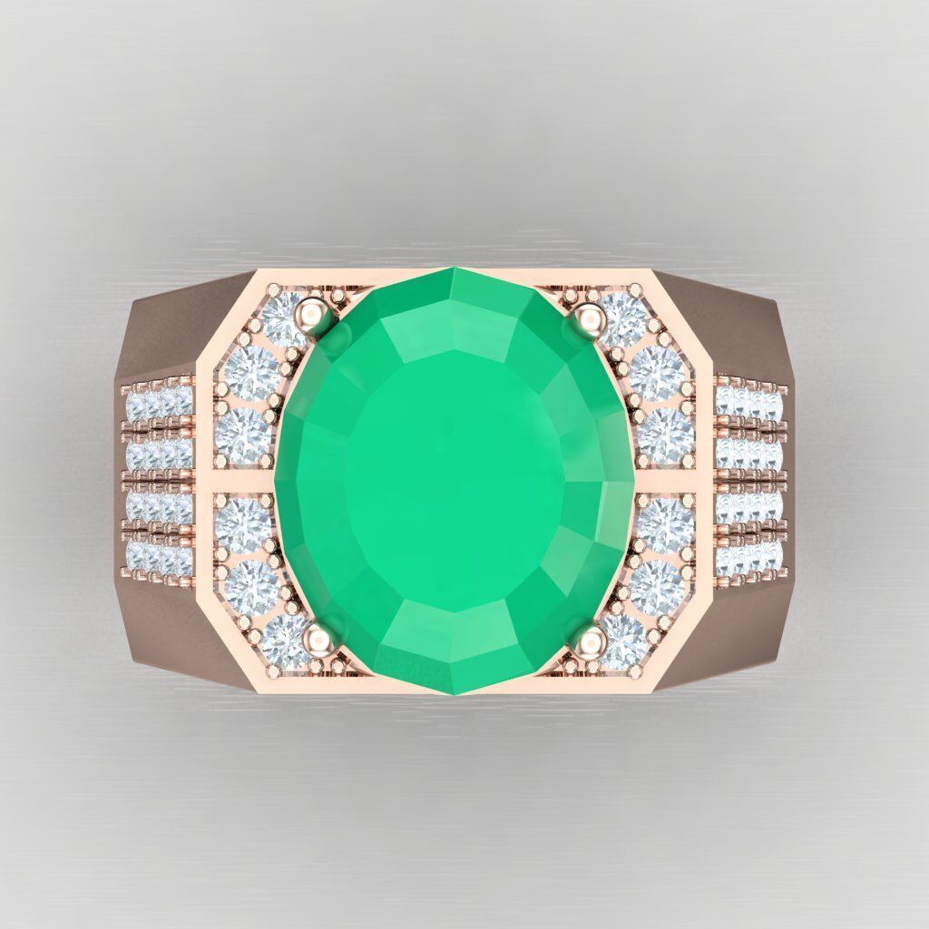 Elite Men Rings Collection 6MR079 3D print model_9