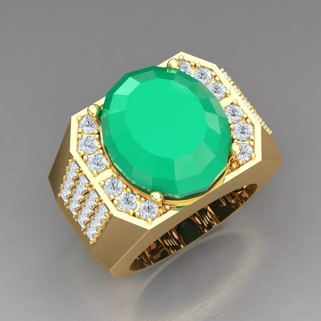 Elite Men Rings Collection 6MR079 3D print model_0