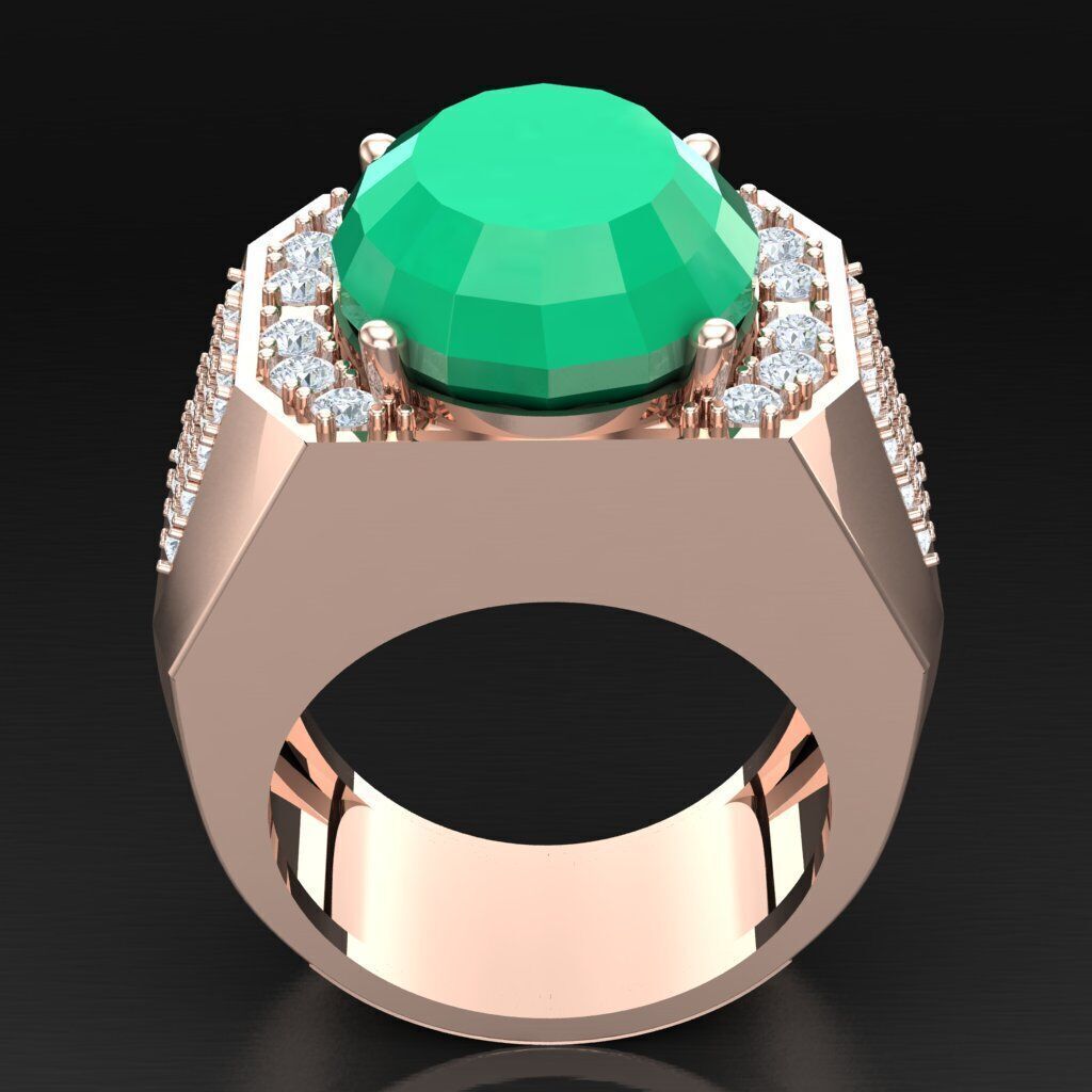 Elite Men Rings Collection 6MR079 3D print model_3