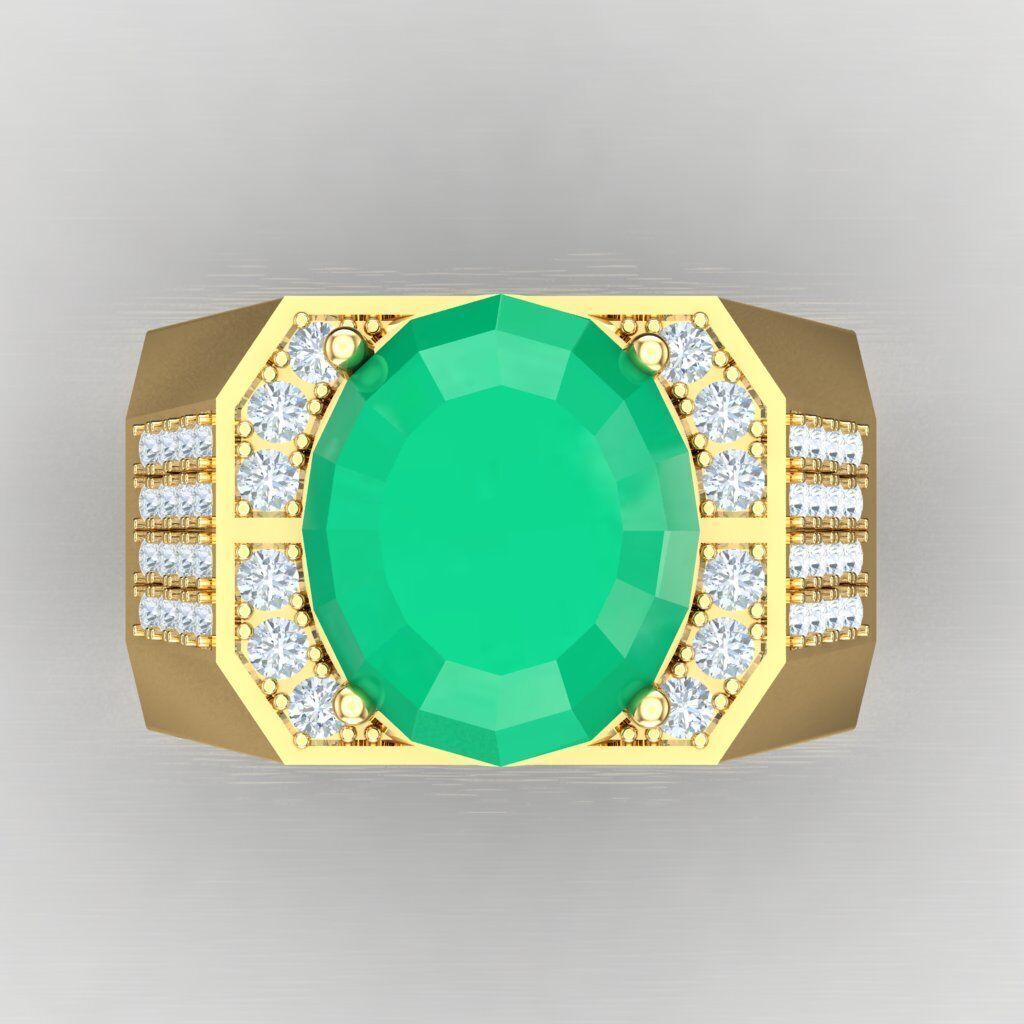 Elite Men Rings Collection 6MR079 3D print model_10