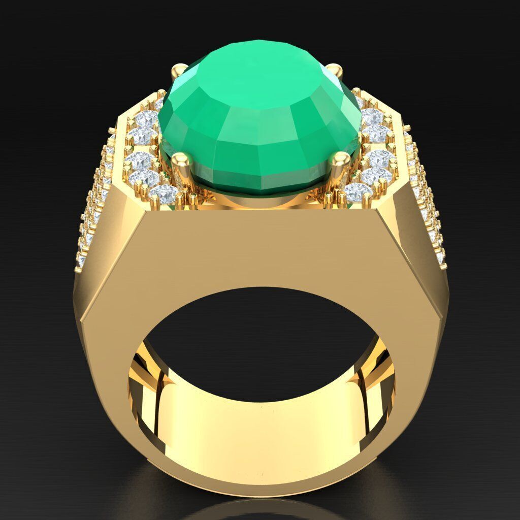 Elite Men Rings Collection 6MR079 3D print model_4