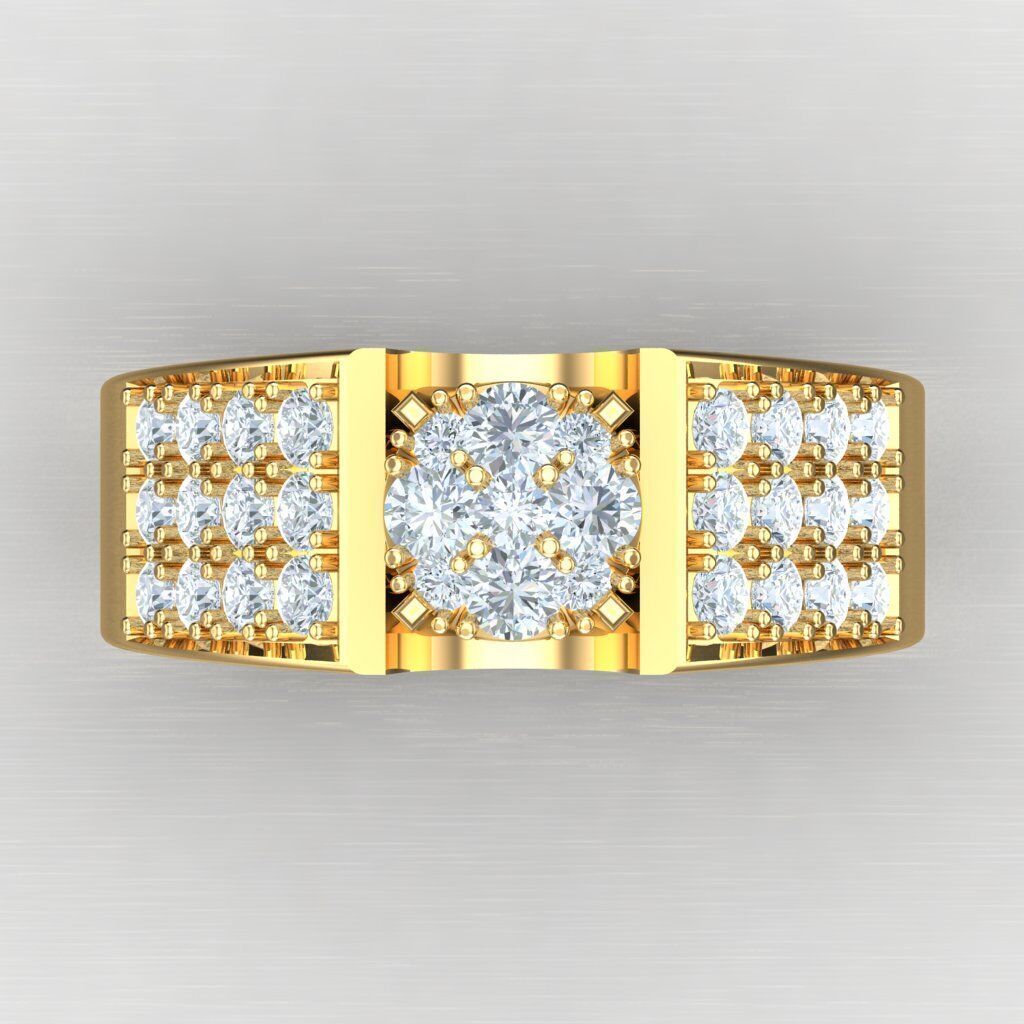 Elite Men Rings Collection 6MR077 3D print model_10