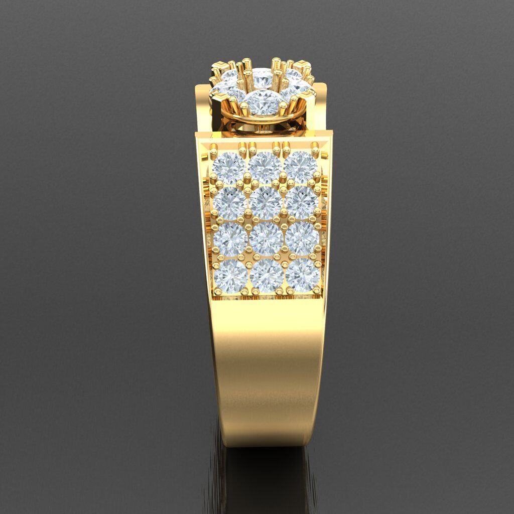 Elite Men Rings Collection 6MR077 3D print model_13