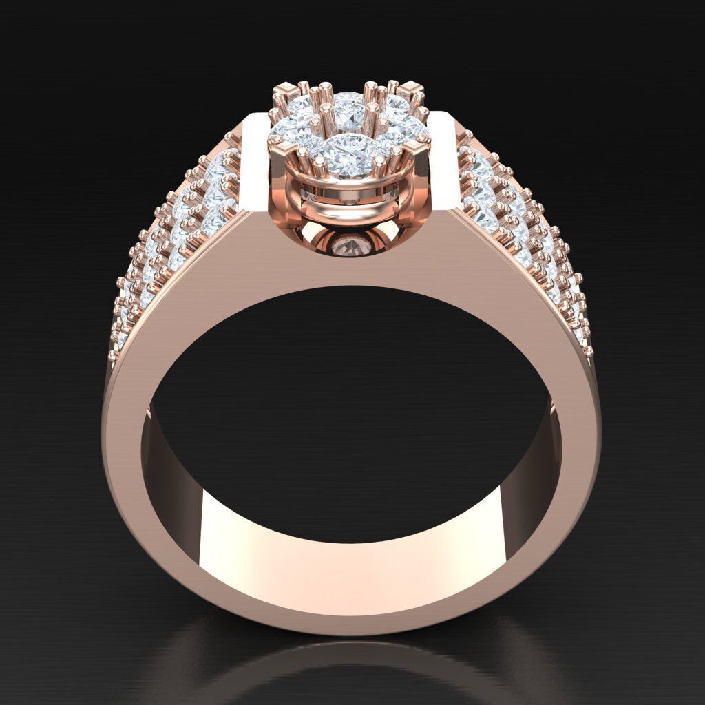 Elite Men Rings Collection 6MR077 3D print model_3