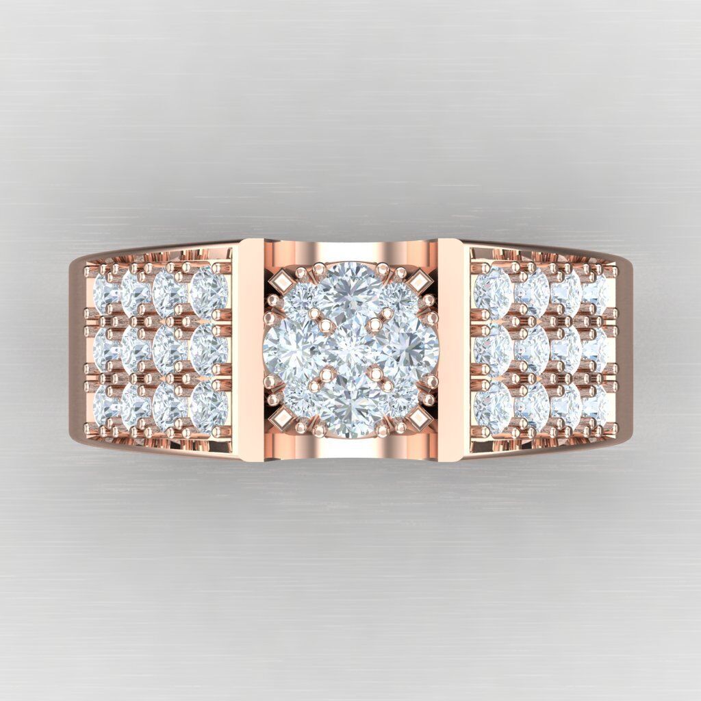 Elite Men Rings Collection 6MR077 3D print model_9